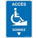 Aua Signaletique – Deurbordje – Sonnez Ai – 210 x 300 mm, vinyl zelfklevend