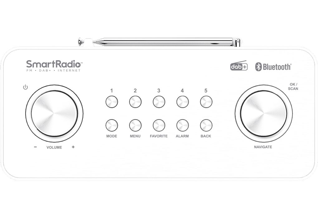 Kenwood CR-ST100S-W Internet Radio - DAB+ - FM - Bluetooth - Wit