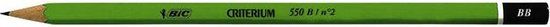 BIC Criterium 550 Grafietpotloden Hardheid B Groen 12 Stuks