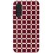 Selencia Vivid Backcover voor de Samsung Galaxy A36 / A56 - Check This Burgundy