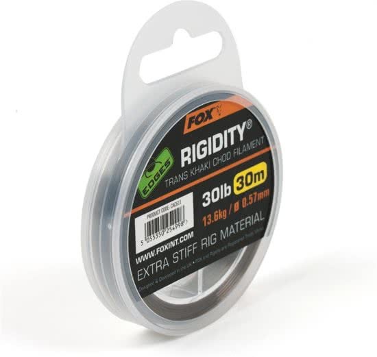 - FOX Rigidity Chod Filament Trans Khaki 30lb 30m