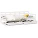 vidaXL Dagbed met lades, wit, 80x200 cm, van grenenhout