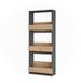 Vicco Repose Wandplank – 40 x 98 cm Eik goud/antraciet