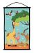 Scratch Dartbord Safari 2-zijdig 60 x 38 avec 6 fléchettes