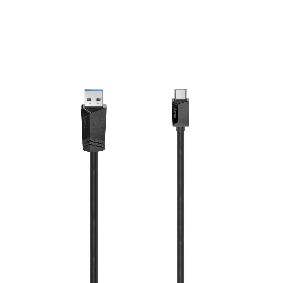 Hama USB-C naar USB-A Kabel - 0.75m - USB 3.2 Gen 1 - Zwart
