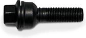 H&R Wielbout bolkonisch R14 M14x1.50 - Lengte 45mm - Zwart