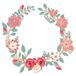 Sizzix Thinlits Die Set 6 Pack 663862, Bruiloft Krans door Olivia Rose, Papier, Multicolor, One Size