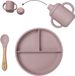 Shenzhen Haorui Industrial Technology Co., Ltd. Set de service pour bébé - Bambou - Noir