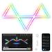 AGM 9 Light Bar RGB Splitbare LED Wandlamp Gaming Lights met RGBW Magic Wi-Fi & Bluetooth-bediening, 16 miljoen RGB-kleuren, LED-sfeerlicht voor decoratie