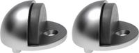 Protect-it Arrêt de porte/tampon de porte Moon - 2x - D45mm - chromé - mat