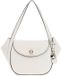 GUESS Coleen Flap Shoulder Bag Cream White
