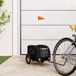 Maison Exclusive - Remorque à vélo pour chien, noir, en tissu Oxford et métal