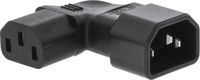 Stopcontact, Valueline C13 - C14 voeding adapter - haaks