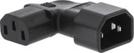 Stopcontact, Valueline C13 - C14 voeding adapter - haaks