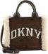 DKNY Hadlee Mini Crossbody Coffee Bean sac à main marron foncé