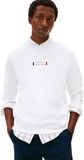 Tommy Hilfiger Heren Merk Liefde Sweatshirt MW0MW41428 Pullover Sweatshirt Wit S