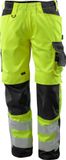 Mascot Safe Supreme Pantalon avec poches genoux 15579-860 - hi-vis jaune/bleu marine foncé - C52