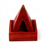 Wierookbrander Bol Houten wierookhouder met olifantdesign - Mango hout
