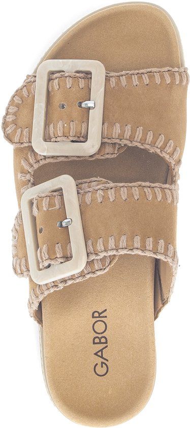 Gabor Dames Slippers - bruin