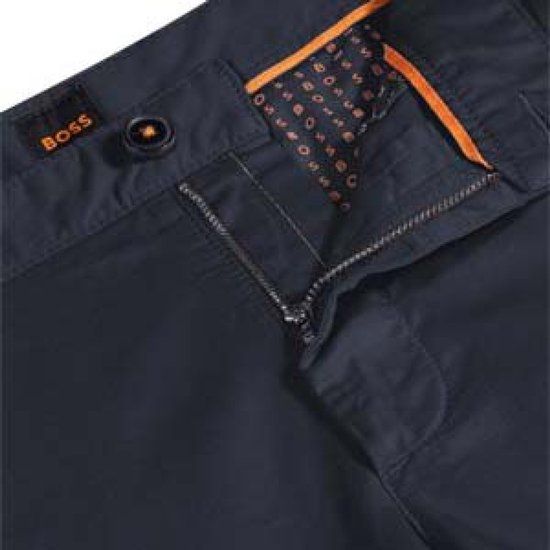 BOSS ORANGE Chino-slim-short Broeken Heren - Donkerblauw - Maat 34