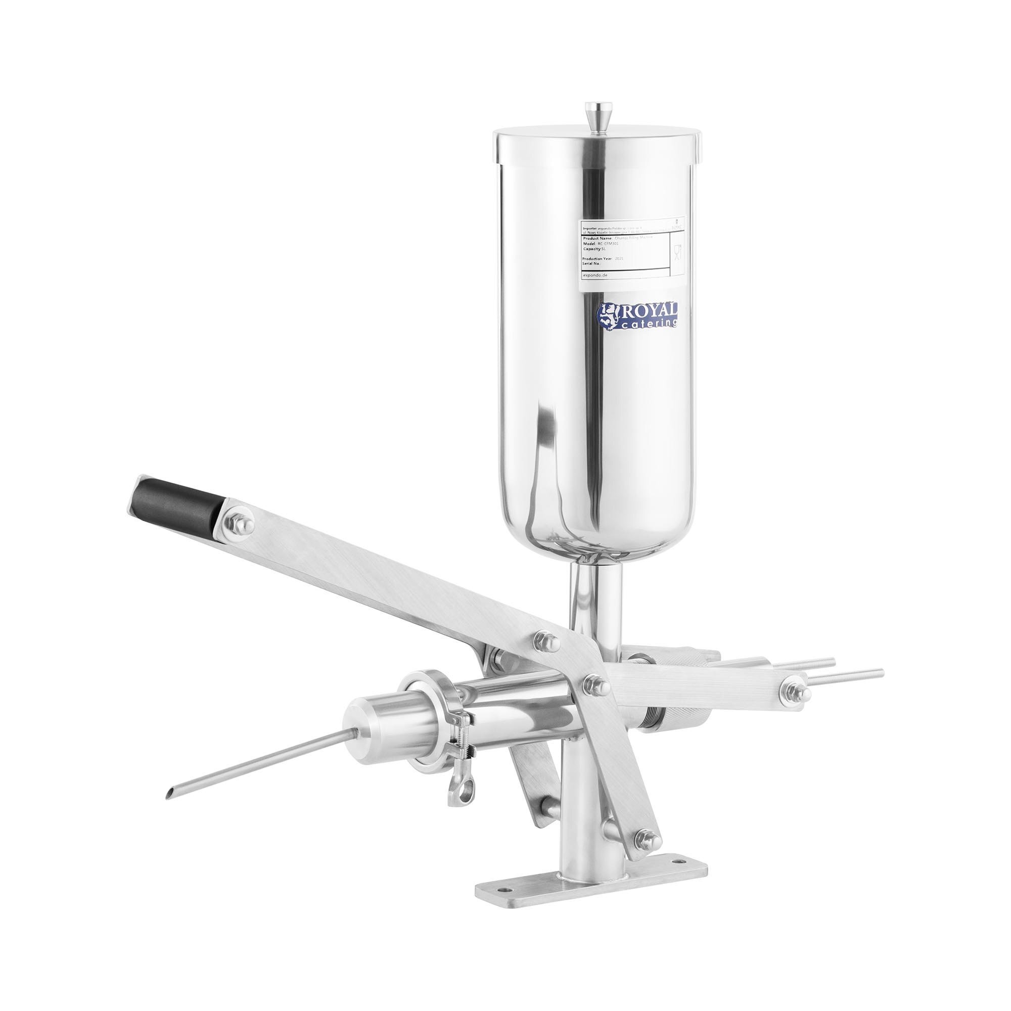 Royal Catering Churro vulmachine - L - - roestvrij staal