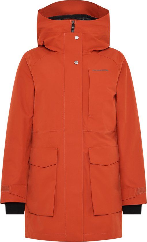 Didriksons HARRIET WNS PARKA Dames Outdoorjas - Rust