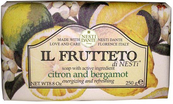 Nesti Dante Il Frutteto Citron & Bergamot zeep 250 gram