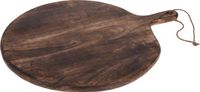 Home & Styling Serveerplank 50 cm - Mangohout - Handvat - Warm gebrand design
