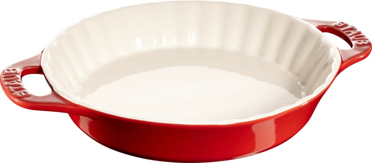 Staub taartschaal - rond - 28 cm - rood