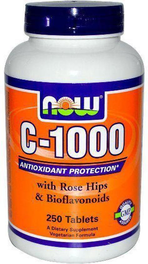 Now Foods Vitamin C-1000 with Rose Hips & Bioflavonoids 250tabl