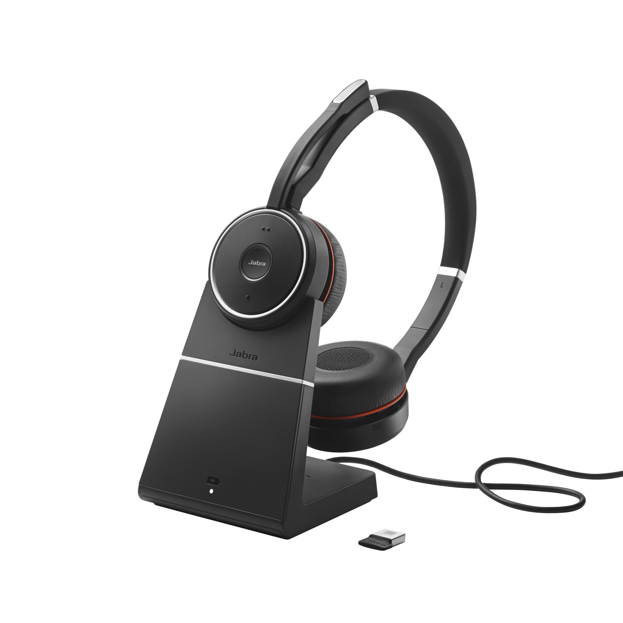 Jabra Evolve 75 SE Stereo Headset | Bluetooth | Noise Cancelling | Black