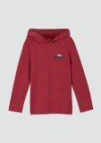 s.Oliver Hoodie van lichtgewicht sweatstof met print op voor- en achterkant