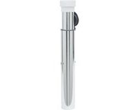 vidaXL Parasolvoet voor in grond voor 40-50 mm stok aluminium zilver