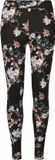 Urban Classics Soft AOP Dames Legging - Zwart - 4XL