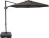 AXI Solea Zweefparasol Ø 300 cm Complete set incl. vulbare parasolvoet en beschermhoes Antraciet/taupe