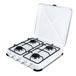 Promis KG400C Gaz Plaque Noir Blanc 4 Zones