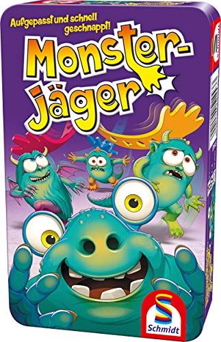 Schmidt Monsterjäger: Bring-Mich-Mit-Spiel in Metalldose - 4001504514433