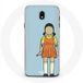 Maniacase Hoesje voor Samsung Galaxy j7 2017 Inktvis spel de reuze spel pop