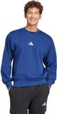 Adidas Sportswear Essentials Feelcozy Fleece Sweatshirt Heren Blauw