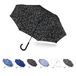 Totes InBrella Omgekeerde paraplu, Dierenriem, InBrella Omgekeerde automatische paraplu met J-haak, winddicht en waterdicht