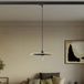 Creative Cables Suspension Sur Rail Ufo À Double Abat-jour En Bois - Ampoule Incluse