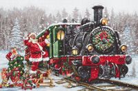 Luca-S Santa's Express Aida borduurpakket B2397