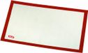 Sans marque Tapis de cuisson en silicone de fibre de verre - Rouge/blanc - 40 x 30 x 05 cm