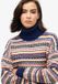 Superdry - Gestreepte trui met textuur - Dames - Winter navy multi - Maat 10