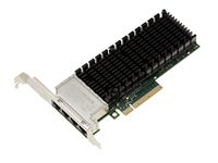 KALEA-INFORMATIQUE Netwerkcontroller kaart voor PC en Server PCIe 3.0 x8 Quad ethernet RJ45 10G 5G 2.5G 1G 4 Poorten met Intel X710-T4 Chipset