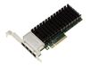 KALEA-INFORMATIQUE Netwerkcontroller kaart voor PC en Server PCIe 3.0 x8 Quad ethernet RJ45 10G 5G 2.5G 1G 4 Poorten met Intel X710-T4 Chipset