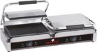 CaterChef Duetto-Grande Gril de contact - Rainuré/Rainuré - 4400W - Horeca