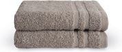Byrklund Handdoeken set - Bath Basics - 2-delig - 2x 30x50 - 100% katoen - Taupe