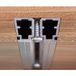 Häfele Table Edge Bar for Tabletops without Insert in Steel Alignment Fitting for Wooden Tables, 1850 mm