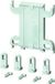 Hensel Mi Wt 1 wandafscheiding 300 tot 150 mm kunststof grijs